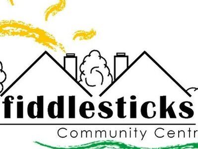 Drawn logo of Fiddlesticks Community Centre in Fiddlesticks, Cambridge, Ontario